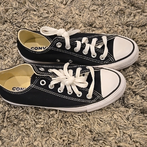 Converse Black Canvas Sneakers - Picture 5 of 7